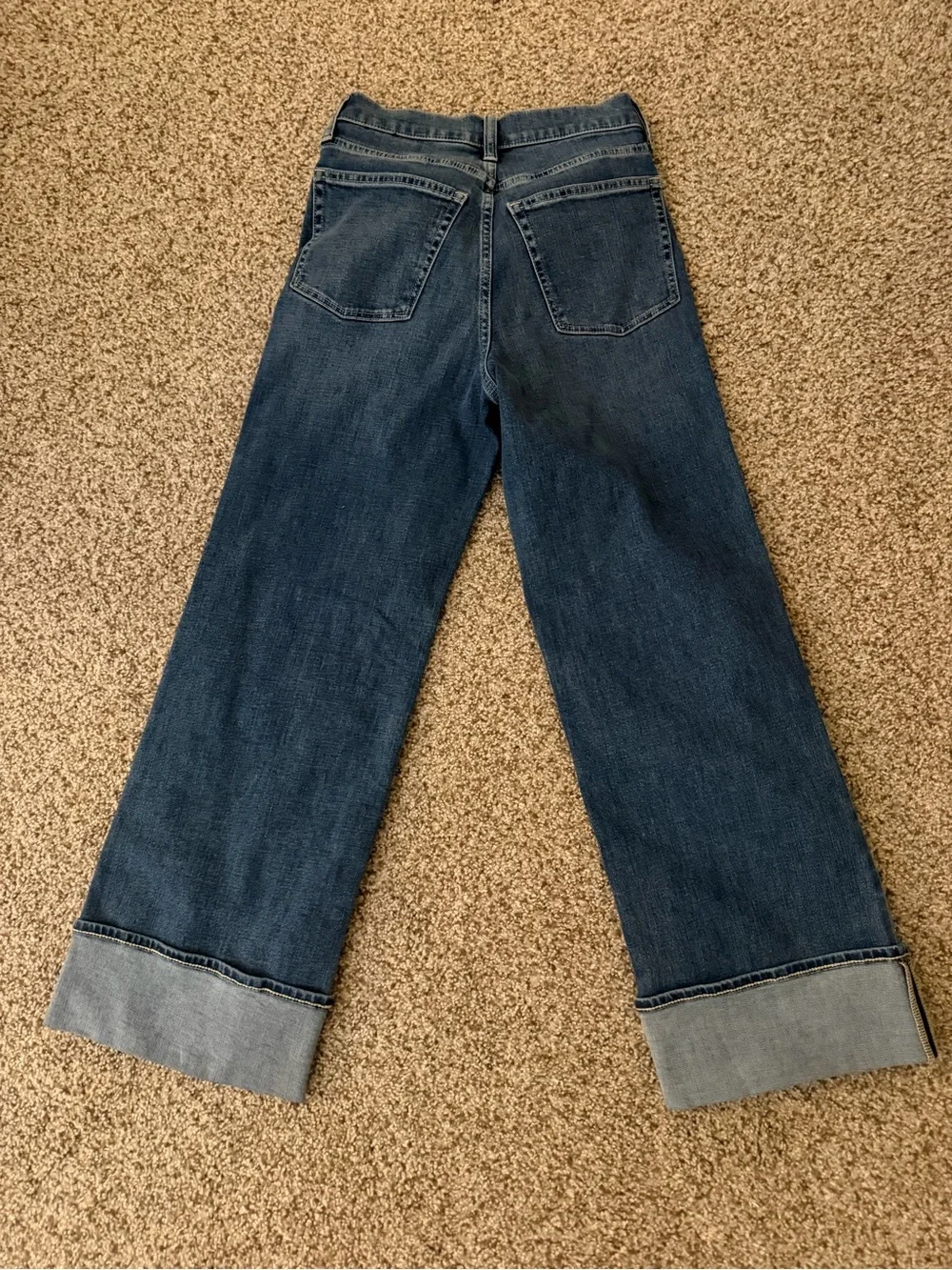 JCREW Wide Leg Cuffed Women's Jeans - NWT